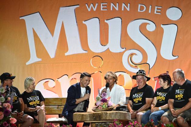 14 06 2025 Bad Kleinkirchheim St Oswald am Hoferriegel in Austria AUT Wenn die Musi spielt Open Air 2025 Marco Ventre and Hansi Hinterseer,