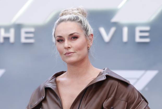 Lindsey Vonn arrives on the red carpet for the Apple Original Films & Warner Bros. Pictures F1 World Premiere in Times Square on Monday, June 16, 2025 in New York City.  NYP20250616138 JOHNxANGELILLO