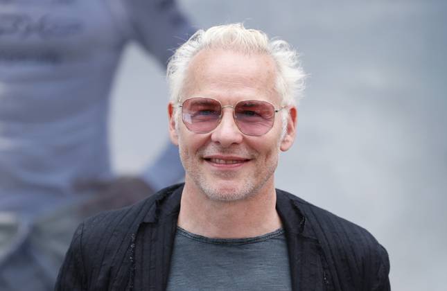 Jacques Villeneuve arrives on the red carpet for the Apple Original Films & Warner Bros. Pictures F1 World Premiere in Times Square on Monday, June 16, 2025 in New York City.  NYP2025061613912 JOHNxANGELILLO