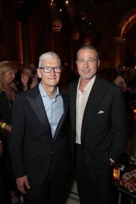 World premiere of Apple Original Films F1 The Movie at Cipriani 42nd Street. F1 The Movie will be released in theatre s and in IMAX in partnership Warner Bros. Pictures on June 27, 2025 Featuring: Tim Cook and Brad Pitt Where: New York, New York, United States When: 16 Jun 2025 Credit: Marion Curtis StarPix for Apple Original Films INSTARimages EDITORIAL USE ONLY. NOT FOR USE BY NEWSPAPERS BASED IN THE UK. Copyright: xx instar54848259