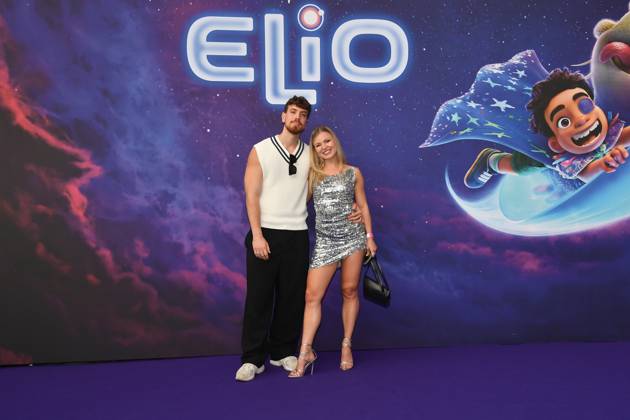 Rome, Italy: Rome, The Space Cinema Moderno Premiere of the Disney and Pixar Film Elio , In the photo: Anastasia Kuzmina Alessio Di Gennaro Rome Italy  - ZUMAp169 20250617_zea_p169_860 Copyright: xVincenzoxLandix