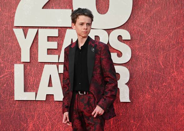 Alfie Williams attends 28 Years Later World Premiere at the Odeon Luxe Leicester Square in London, England. UK. Wednesday 18th June 2025. Copyright: xJamesxWarrenx adxt2081