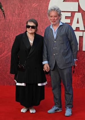Dalia Ibelhauptaite and Dexter Fletcher attends 28 Years Later World Premiere at the Odeon Luxe Leicester Square in London, England. UK. Wednesday 18th June 2025. Copyright: xJamesxWarrenx adxt2124