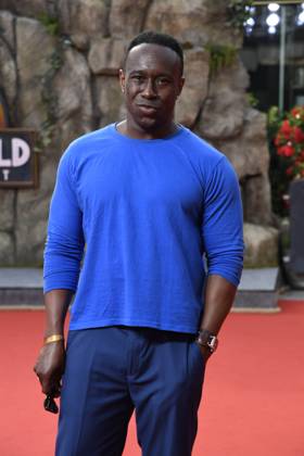 Jerry Kwarteng at the premiere of JURASSIC WORLD DIE WIEDERGEBURT at the ZOO Palast in Berlin on 18 06 2025