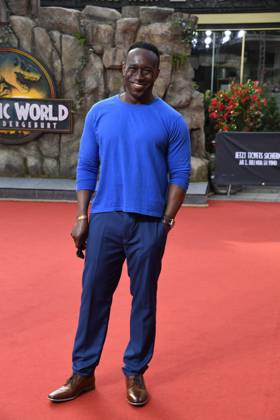 Jerry Kwarteng at the premiere of JURASSIC WORLD DIE WIEDERGEBURT at the ZOO Palast in Berlin on 18 06 2025