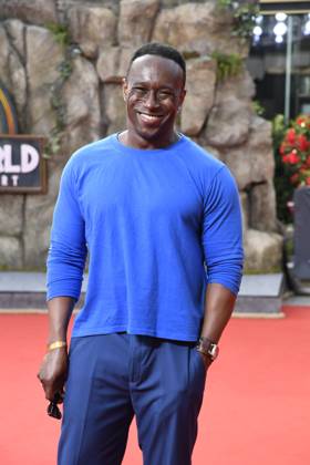 Jerry Kwarteng at the premiere of JURASSIC WORLD DIE WIEDERGEBURT at the ZOO Palast in Berlin on 18 06 2025