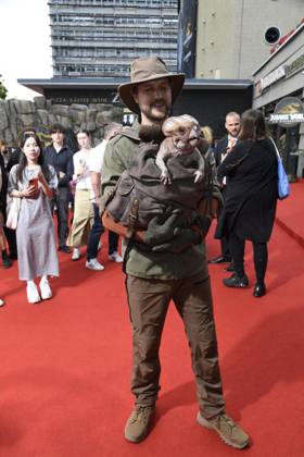 Baby Dolores at the premiere of JURASSIC WORLD DIE WIEDERGEBURT at the ZOO Palast in Berlin on 18 06 2025