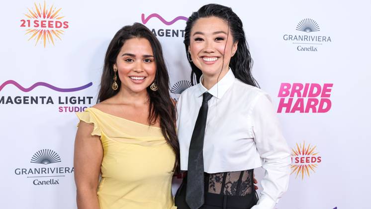 Los Angeles Premiere Of Magenta Light Studios Bride Hard American actress Marisela Zumbado and girlfriend American actress and comedian Sherry Cola arrive at the Los Angeles Premiere Of Magenta Light Studios Bride Hard held at the DGA Theater Complex at The Directors Guild of America in Los Angeles, California, United States. DGA Theater Complex at The Directors Guild of America, Los Angeles, California, USA California United States  Copyright: xImagexPressxAgencyx originalFilename: collin-losangel250619_npiXC.jpg