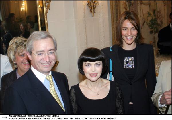 JEAN LOUIS SOUMAN und MIREILLE MATHIEU PRÄSENTATION VON KOMITEE VON FAUBURG ST HONORE Plan Gewächshaus  Copyright: xAGENCEx xBESTIMAGExAGENCEx xBESTIMAGEx
