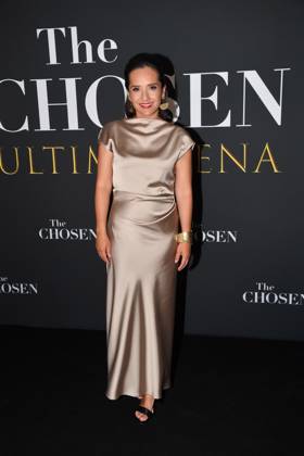 Rome, Cinema Adriano Premiere of the Series The Chosen The Last Supper , In the photo: Vanessa Benavente Copyright: xVincenzoxLandix xipa-agency.netx xVincenzoxLandix IPA_Agency_IPA59399265