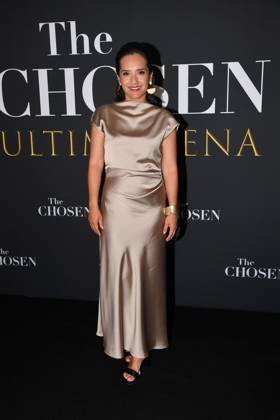Rome, Cinema Adriano Premiere of the Series The Chosen The Last Supper , In the photo: Vanessa Benavente Copyright: xVincenzoxLandix xipa-agency.netx xVincenzoxLandix IPA_Agency_IPA59399266
