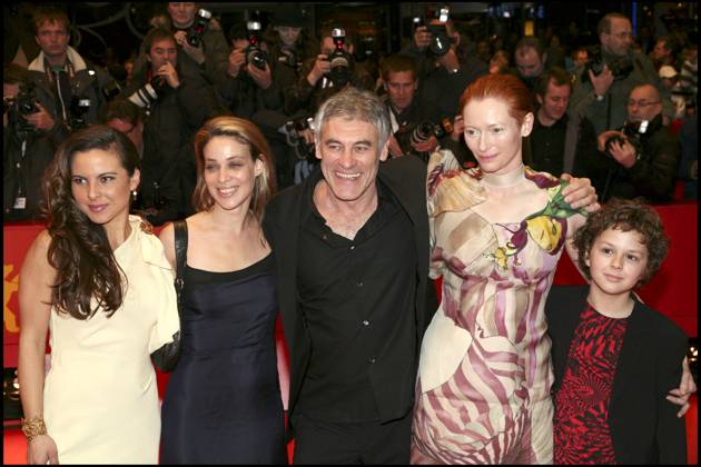 KATE DEL CASTILLO, ERICK ZONCA, TILDA SWINTON AND AIDAN GOULD RED CARPET FOR JULIA AT THE 58TH BERLINALE RED CARPET JULIA MOVIE INTERNATIONAL FILM FESTIVAL OF BERLIN BERLIN Germany  Copyright: xOLIVIERxVIGERIEx xBESTIMAGExOLIVIERxVIGERIEx xBESTIMAGEx