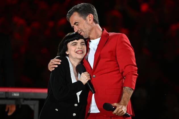 21 06 2025 Kitzbühel in Austria AUT Schlagerbooom Open Air 2025 The stadium show in Kitzbühel Mireille Mathieu and Florian Silbereisen,