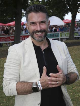 US-amerikanischer Popsänger Marc Terenzi zu Besuch auf der Galopprennbahn Magdeburg-Herrenkrug am 13.07.2024, Magdeburg, DE US pop singer Marc Terenzi to visit the Magdeburg-Herrenkrug racecourse on 13 July 2024, Magdeburg, DE Copyright: imageBROKER AxelxKammerer ibliqx13938932