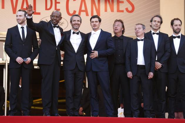 Conrad Kemp, Forest Whitaker, Orlando Bloom, Richard Grandpierre, Caryl Ferey, r Alexandre Desplat and Julien Rappeneau Montee des marches du film Zulu lors de la cloture du 66eme festival du film de Cannes Le 26 mai 2013 Redcarpet of Zulu for the closing ceremony of the 66th Cannes Film Festival On may 26th 2013 Cannes France  Copyright: xJACOVIDES-BORDE-MOREAUx xBESTIMAGExJACOVIDES-BORDE-MOREAUx xBESTIMAGEx