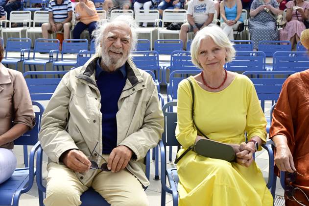 Achim Wolff and Rita Feldmeier at the 2 Summer Garden 2025 on the Beelitz open-air stage Beelitz, 06 07 2025 Foto:xM.xWehnertx xFuturexImagex sommergarten_5761