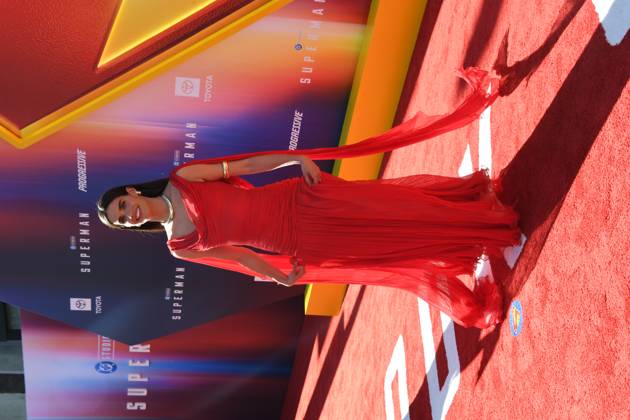 Hollywood CA: Jul 7: Sara Sampaio attends the Los Angeles premiere of Superman at the TCL Chinese Theatre in Hollywood, California, on July 7, 2025 Copyright: xJeffreyxMayerx xMediaPunchx