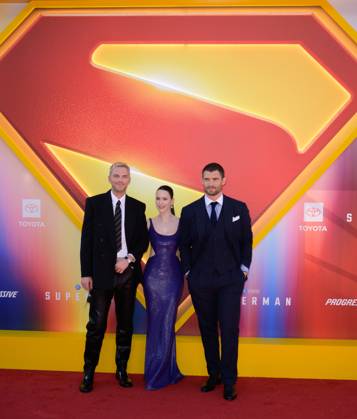 Superman Premiere - Los Angeles, USA LOS ANGELES, USA. July 07, 2025: Nicholas Hoult, Rachel Brosnahan & David Corenswet at the premiere for Superman at the TCL Chinese Theatre. Los Angeles CA USA  Copyright: xPaulxSmith Featureflashx