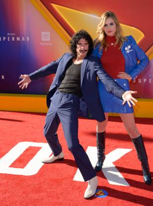 Superman Premiere - Los Angeles, USA LOS ANGELES, USA. July 07, 2025: Eric Nally & Lou Lou Safran at the premiere for Superman at the TCL Chinese Theatre. Los Angeles CA USA  Copyright: xPaulxSmith Featureflashx