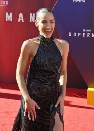 Cast member Gabriela de Faria attends the premiere of the sci-fi motion picture Superman at the TCL Chinese Theatre in the Hollywood section of Los Angeles on Monday, July 7, 2025. Storyline: Superman must reconciles his alien Kryptonian heritage with his human upbringing as reporter Clark Kent. As the embodiment of truth, justice and the human way he soon finds himself in a world that views these as old-fashioned. Superman must reconcile his alien Kryptonian heritage with his human upbringing as reporter Clark Kent. As the embodiment of truth, justice and the human way he soon finds himself in a world that views these as old-fashioned.  LAP2025070734 JIMxRUYMEN