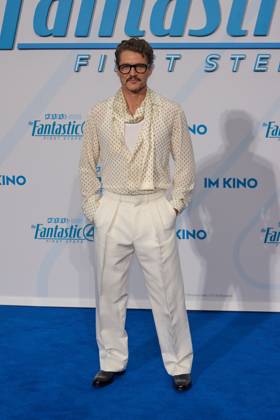 Pedro Pascal Fan Event THE FANTASTIC FOUR FIRST STEPS at the Center in Berlin on 08 07 2025 Fan Event The Fantastic Four