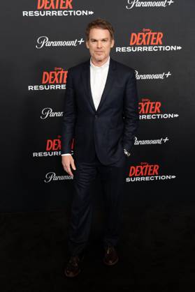 Michael C. Hall arrives on the red carpet at the world premiere of Dexter: Resurrection at Alice Tully Hall on Wednesday, July 9, 2025 in New York City.  NYP20250709641 DEREKxFRENCH