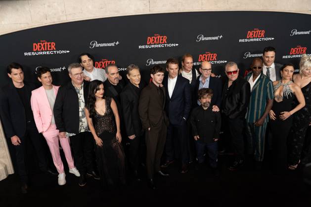 arrives on the red carpet at the world premiere of Dexter: Resurrection at Alice Tully Hall on Wednesday, July 9, 2025 in New York City.  NYP20250709669 DEREKxFRENCH