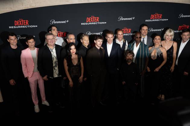 arrives on the red carpet at the world premiere of Dexter: Resurrection at Alice Tully Hall on Wednesday, July 9, 2025 in New York City.  NYP20250709671 DEREKxFRENCH