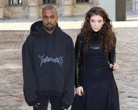 Kanye West and singer Lorde People at Christian Dior fashion show , collection prêt à porter automne hiver 2015 2016, in Paris On march 6th 2015 People at Christian Dior fashion show F W ready to wear 2015 2016 in Paris On march 6th 2015 Paris France  Copyright: xAgencex xBestimagexAgencex xBestimagex