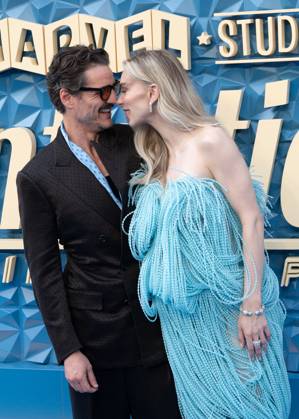 Pedro Pascal and Vanessa Kirby attends The Fantastic Four: First Steps - UK Launch Event at the BFI IMAX, Waterloo in London, England. UK. Thursday 10th July 2025. Copyright: xJamesxWarrenx THE FANTASTIC FOUR - FIRST STEPS - UK LAUNCH EVENT4