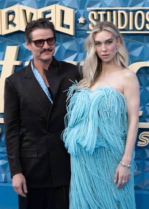 Pedro Pascal and Vanessa Kirby attends The Fantastic Four: First Steps - UK Launch Event at the BFI IMAX, Waterloo in London, England. UK. Thursday 10th July 2025. Copyright: xJamesxWarrenx THE FANTASTIC FOUR - FIRST STEPS - UK LAUNCH EVENT5