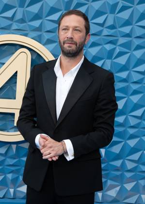 Ebon Moss-Bachrach attends The Fantastic Four: First Steps - UK Launch Event at the BFI IMAX, Waterloo in London, England. UK. Thursday 10th July 2025. Copyright: xJamesxWarrenx THE FANTASTIC FOUR - FIRST STEPS - UK LAUNCH EVENT73