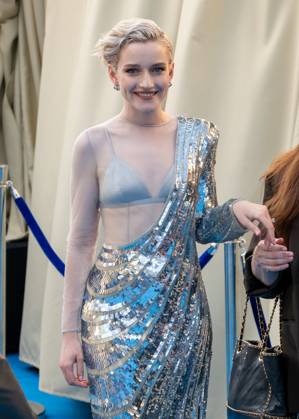 Julia Garner attends The Fantastic Four: First Steps - UK Launch Event at the BFI IMAX, Waterloo in London, England. UK. Thursday 10th July 2025. Copyright: xJamesxWarrenx THE FANTASTIC FOUR - FIRST STEPS - UK LAUNCH EVENT53