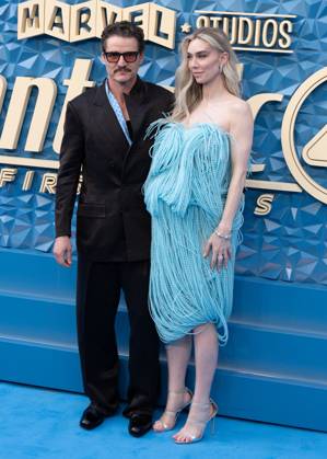 Pedro Pascal and Vanessa Kirby attends The Fantastic Four: First Steps - UK Launch Event at the BFI IMAX, Waterloo in London, England. UK. Thursday 10th July 2025. Copyright: xJamesxWarrenx THE FANTASTIC FOUR - FIRST STEPS - UK LAUNCH EVENT8