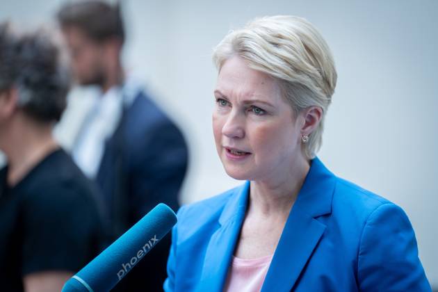 Meeting, Federal Council, Prime Minister Manuela Schwesig Meeting, Federal Council, Berlin, Prime Minister Manuela Schwesig Berlin Berlin GER