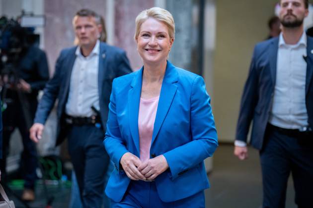 Meeting, Federal Council, Prime Minister Manuela Schwesig Meeting, Federal Council, Berlin, Prime Minister Manuela Schwesig Berlin Berlin GER