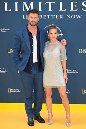 Celebrities arrive for premiere of the National Geographic docu-series ˜Limitless: Live Better Now™ at Odeon Luxe, Leicester Square, London Featuring: Chris Hemsworth, Elsa Pataky Where: London, United Kingdom When: 17 Jul 2025 Credit: Cover Images EDITORIAL USE ONLY. NOT FOR USE BY NEWSPAPERS BASED IN THE UK. Copyright: xx coverimg54924771