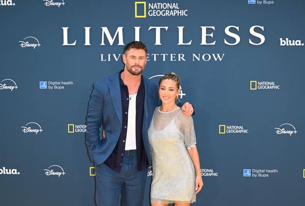 Celebrities arrive for premiere of the National Geographic docu-series ˜Limitless: Live Better Now™ at Odeon Luxe, Leicester Square, London Featuring: Chris Hemsworth, Elsa Pataky Where: London, United Kingdom When: 17 Jul 2025 Credit: Cover Images EDITORIAL USE ONLY. NOT FOR USE BY NEWSPAPERS BASED IN THE UK. Copyright: xx coverimg54924773