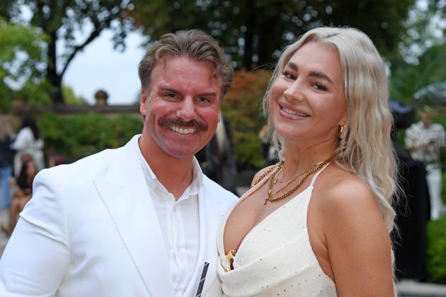 Sandra Czok with husband Sascha Schmitz at the RTL MEZZO MIX launch party at the Villa Westend in Berlin on 17 07 2025
