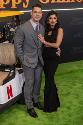 July 21, 2025, New York, United States: (L-R) John Cena and Shay Shariatzadeh attend Netflix s Happy Gilmore 2 New York Premiere at Jazz at Lincoln Center. New York United States - ZUMAs197 20250721_aaa_s197_273 Copyright: xRonxAdarx