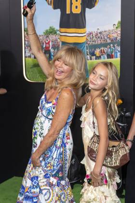 July 21, 2025, New York, United States: (L-R) Goldie Hawn and Rio Laura Hudson attend Netflix s Happy Gilmore 2 New York Premiere at Jazz at Lincoln Center. New York United States - ZUMAs197 20250721_aaa_s197_301 Copyright: xRonxAdarx
