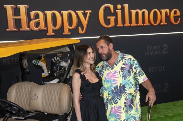 July 21, 2025, New York, United States: (L-R) Jackie Sandler and Adam Sandler attend Netflix s Happy Gilmore 2 New York Premiere at Jazz at Lincoln Center. New York United States - ZUMAs197 20250721_aaa_s197_314 Copyright: xRonxAdarx