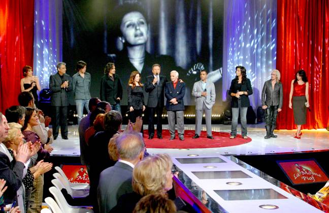 Liane Foly, Enrico Macias, Benjamin, Biolay,Stephane Eicher, Isabelle Boulay, Michel Drucker, Charles Aznavour, Cheb Mami, Chimene Badi, Florent Pagny Nolwenn Leroy on the special 40th anniversary of Edth Piafs death Hymne A La Mome Paris France  Copyright: xGuillaumexGaffiot BestimagexGuillaumexGaffiot Bestimagex