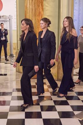 July 23, 2025, Barcelona, Barcelona, Spain: QUEEN LETIZIA OF SPAIN, CROWN PRINCESS LEONOR DE BORBON AND PRINCESS SOFIA DE BORBON attend the Princesa de Girona Foundation Awards at Gran Teatro del Liceu Barcelona Spain - ZUMAc260 20250723_zep_c260_001 Copyright: xMikexChicorrox