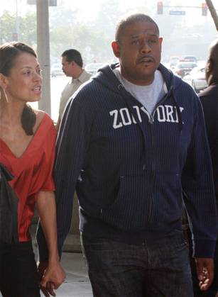Keisha Whitaker, Forest Whitaker Arrivals at the LA Lakers v Boston Celtics game 5 at the Staples Center Los Angeles, California - 15.06.08, Los Angeles, California, United States WENN 1922853.jpg