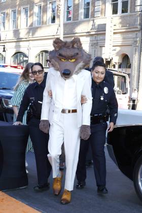 July 23, 2025, Los Angeles, California, USA: Wolf Character at the Premiere of The Bad Guys 2 at the TCL Chinese Theatre IMAX Los Angeles USA - ZUMAg107 20250723_zep_g107_163 Copyright: xNinaxPrommerx