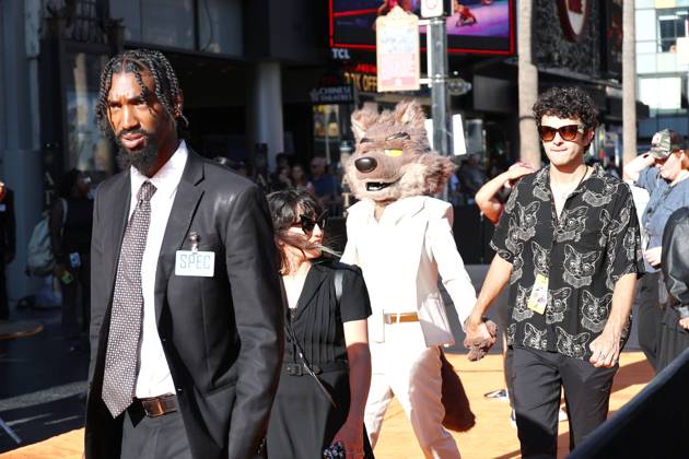 July 23, 2025, Los Angeles, California, USA: Wolf Character at the Premiere of The Bad Guys 2 at the TCL Chinese Theatre IMAX Los Angeles USA - ZUMAg107 20250723_zep_g107_162 Copyright: xNinaxPrommerx