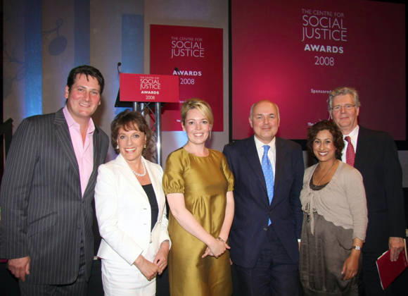 Tony Hadley, Ester Rantzen, Olivia Colman, Iain Duncan Smith, Saira Kahns and James Fox Centre For Social Justice Awards 2008 inside at the The Great Hall at JP Morgan. London, England - 16.07.08, London, United Kingdom Gabor Scott WENN 1979442.jpg