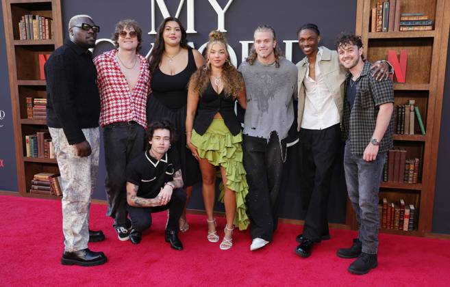 Netflix s My Oxford Year Premiere - LA Donzell Taggart, Katie Roeder, Aaliyah Larsen and Cameron Goode of SZN4 and Mason Watts, Conor Smith, Zach Newbould and Shane Appell of the Midnight Til Morning At Netflix s My Oxford Year Los Angeles Premiere At Netflix Tudum Theater , In Los Angeles CA, USA on July 24, 2025. Photo by Fati S ABACAPRESS.COM Lso Angeles CA United States  Copyright: xFatixSadou ABACAPRESS.COMx