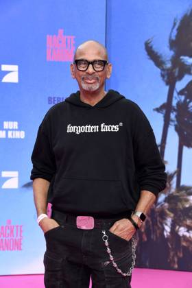 Pierre Sanoussi Bliss at the German premiere of DIE NACKTE KANONE in Berlin on 24 07 2025